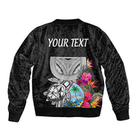 (Custom Personalised) Guam Tribal Latte Stone Tropical Bomber Jacket LT9 - Polynesian Pride