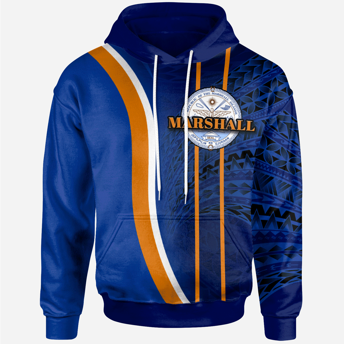 Marshall Islands Hoodie Special style Unisex Blue - Polynesian Pride