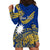 (Custom Personalised) Nauru Polynesian Hibiscus Naoero Flag Color Hoodie Dress LT14 - Polynesian Pride