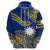 Custom Nauru Polynesian Hoodie Hibiscus Naoero Flag Color LT14 - Polynesian Pride