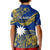 Nauru Polynesian Hibiscus Naoero Flag Color Kid Polo Shirt LT14 - Polynesian Pride