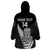 (Custom Text And Number) Aotearoa Rugby Sevens All Black Tiki Fern Wearable Blanket Hoodie LT14 - Polynesian Pride