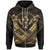 Kosrae Polynesian Custom Zip up Hoodie Kosrae Gold Camisole Hibiscus Style - Polynesian Pride