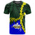 Papua New Guinea Morobe Province Polynesian T Shirt Tribal Wave Tattoo Unisex Blue - Polynesian Pride