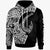 Nauru Hoodie Hook Tattoo Black Color Unisex Black - Polynesian Pride