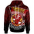 American Samoa Custom Hoodie Manulele Tausala Nuuuli (Ver 2) Unisex Red - Polynesian Pride