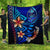 Guam Custom Personalised Premium Quilt - Vintage Tribal Mountain - Polynesian Pride