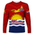 Custom Kiribati 43rd Independence Celebrations Long Sleeve Shirt - LT12 Unisex Blue - Polynesian Pride