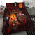 Niue Polynesian Personalised Bedding Set - Legend of Niue (Red) - Polynesian Pride