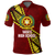 Tonga Vavau High School Tongan Patterns Polo Shirt LT12 Unisex Red - Polynesian Pride