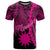 Nauru Polynesian T Shirt Tribal Wave Tattoo Pink Unisex Pink - Polynesian Pride