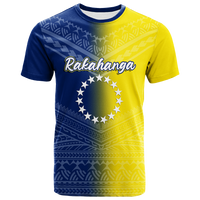 Custom Rakahanga Islands Pride T Shirt LT12 Unisex Blue - Polynesian Pride
