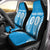 (Custom Personalised) Cook Islands Tongareva Car Seat Covers - Tribal Pattern - LT12 Universal Fit Blue - Polynesian Pride