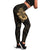 Pohnpei Micronesia Women's Leggings - Gold Pineapple Black - Polynesian Pride