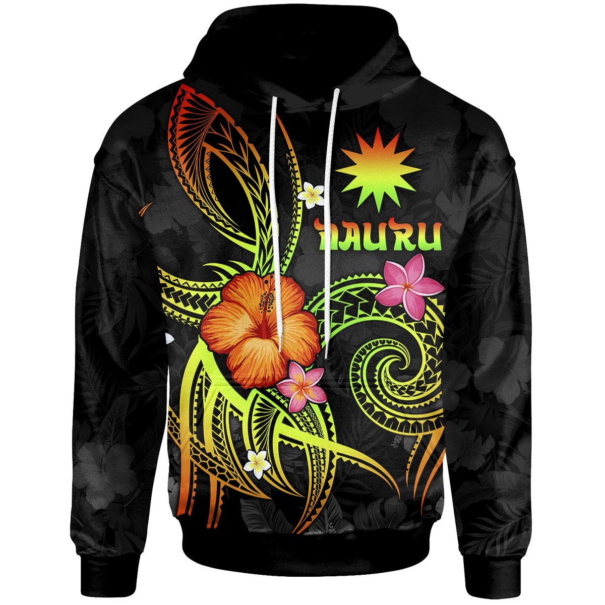 Nauru Polynesian Hoodie Legend of Nauru (Reggae) Unisex Reggae - Polynesian Pride
