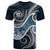 Tuvalu Polynesian T Shirt Ocean Style Unisex Blue - Polynesian Pride