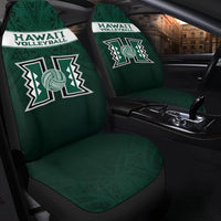 Hawaii Volleyball Green Warrior Car Seat Covers - LT2 - Polynesian Pride