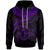 Fiji Polynesian Hoodie Fiji Waves (Purple) Unisex Purple - Polynesian Pride