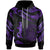 Palau Hoodie Polynesian Tattoo Purple Version Unisex Purple - Polynesian Pride