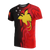 Papua New Guinea T Shirt PNG Flag Flame Unisex RED - Polynesian Pride