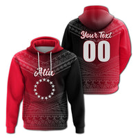 Custom Atiu Cook Islands Pride Hoodie LT12 Hoodie Black - Polynesian Pride