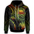 Samoa Custom Hoodie Reggae Turtle Unisex Reggae - Polynesian Pride