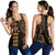 Kanaka Map Women's Racerback Tank Gold Gold - Polynesian Pride