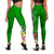 Tonga Legging - Turtle Plumeria (GREEN) - Polynesian Pride