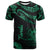 Tuvalu Polynesian T Shirt Polynesian Tattoo Green Version Unisex Art - Polynesian Pride