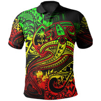 Guam Polynesian Polo Shirt Reggae Shark Polynesian Tattoo Unisex Reggae - Polynesian Pride