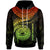 American Samoa Polynesian Hoodie American Samoan Waves (Reggae) Unisex Reggae - Polynesian Pride