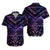 Polynesian Spearhead Purple Galaxy Hawaiian Shirt - LT12 Unisex Blue - Polynesian Pride