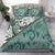 Chuuk Bedding Set - Leaves And Turtles Green - Polynesian Pride