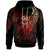 Hawaii Polynesian Hoodie Legend Red Version Unisex Black - Polynesian Pride