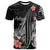 Pohnpei T Shirt Polynesian Hibiscus Pattern Style Unisex Black - Polynesian Pride