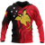 Papua New Guinea Hoodie PNG Flame Unisex RED - Polynesian Pride