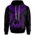 Pohnpei Polynesian Hoodie Pohnpei Waves (Purple) Unisex Purple - Polynesian Pride