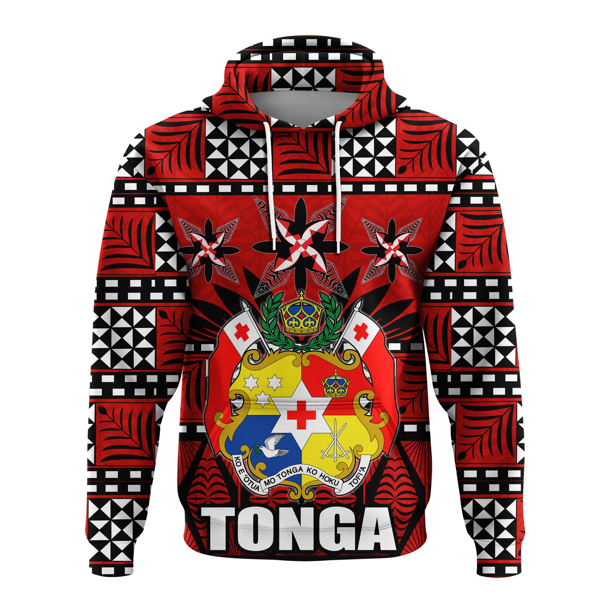 Tonga Hoodie Tongan Patterns LT20 Unisex Green - Polynesian Pride