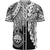 Federated States Of Micronesia Polynesian Baseball Shirt - Tribal Wave Tattoo White Unisex White - Polynesian Pride