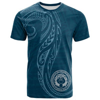 Northern Mariana Islands T Shirt Polynesian Style Unisex Blue - Polynesian Pride