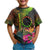 Cook Islands Polynesian T Shirt Hibiscus and Banana Leaves - Polynesian Pride