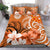 Tahiti Bedding Set - Tahitians Spirit Orange - Polynesian Pride