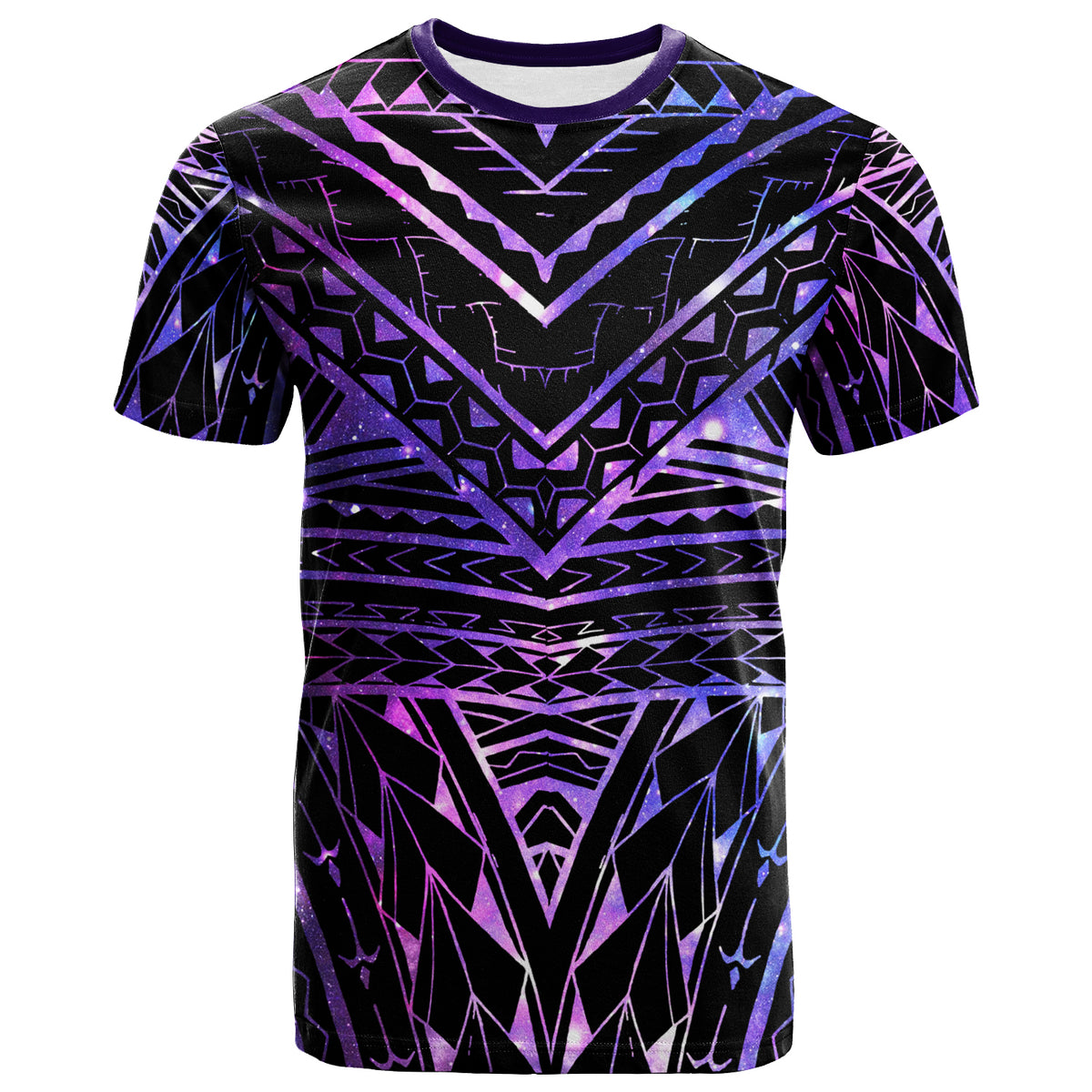 Polynesian Spearhead Purple Galaxy T Shirt LT12 Unisex Purple - Polynesian Pride