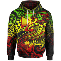 Polynesian Wallisnd Futuna Hoodie Reggae Shark Polynesian Tattoo Unisex Reggae - Polynesian Pride