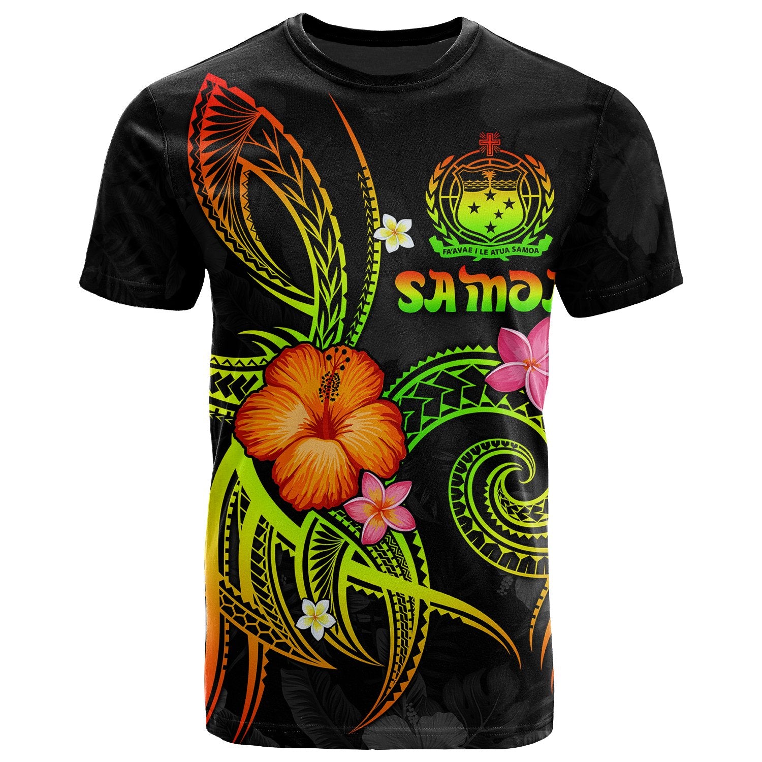 Polynesian Hawaii T Shirt Legend of Samoa (Reggae) Unisex Art - Polynesian Pride