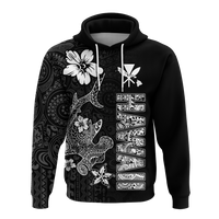 Hawaii Hammerhead Shark Hibiscus Hawaii Pattern Hoodie LT2 - Polynesian Pride