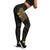 Palau Polynesian Women's Leggings - Gold Pineapple - Polynesian Pride