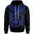 Polynesian Hawaii Kanaka Maoli Hoodie Hawaiian Waves (Blue) Unisex Blue - Polynesian Pride