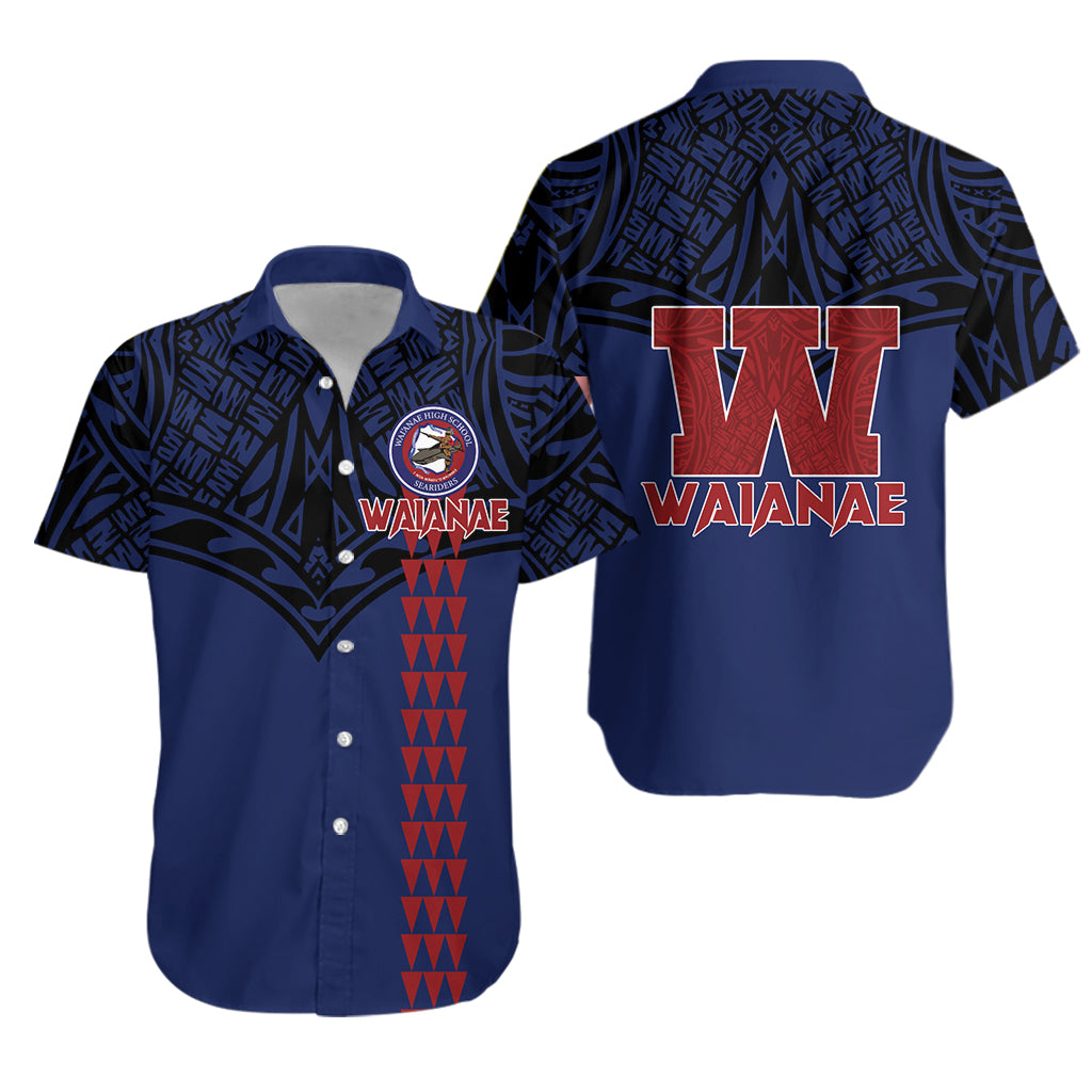 Waianae High School Pride Hawaiian Shirt - LT12 Unisex Blue - Polynesian Pride