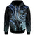 Niue Custom Hoodie Blue Turtle Unisex Blue - Polynesian Pride